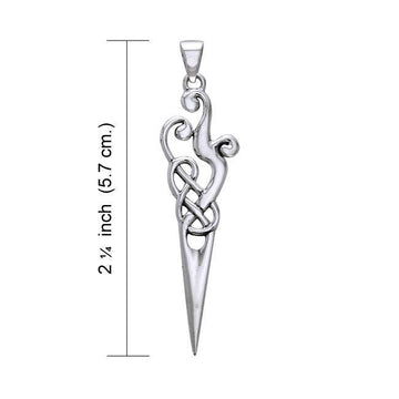 Viking Urnes Sterling Silver Pendant TPD1135 - Jewelry